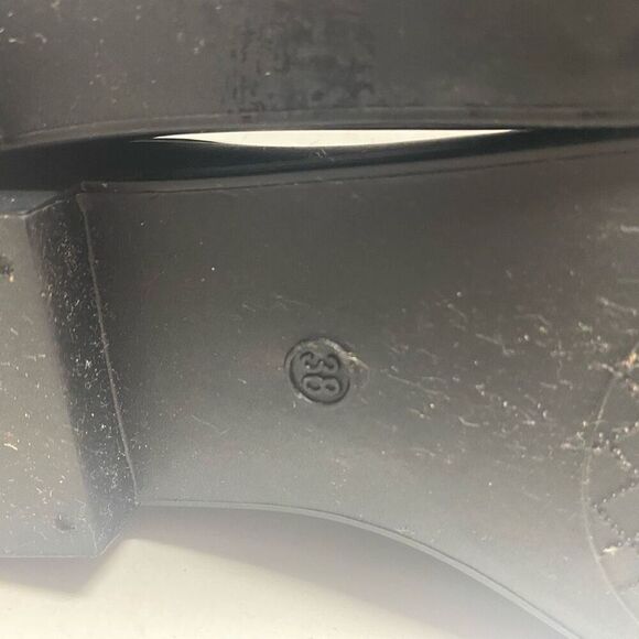 CATHERINE MALANDRINO Women’s Black Bow Brielle Rain Boot Size US 8 EUR 38 - Picture 7 of 11